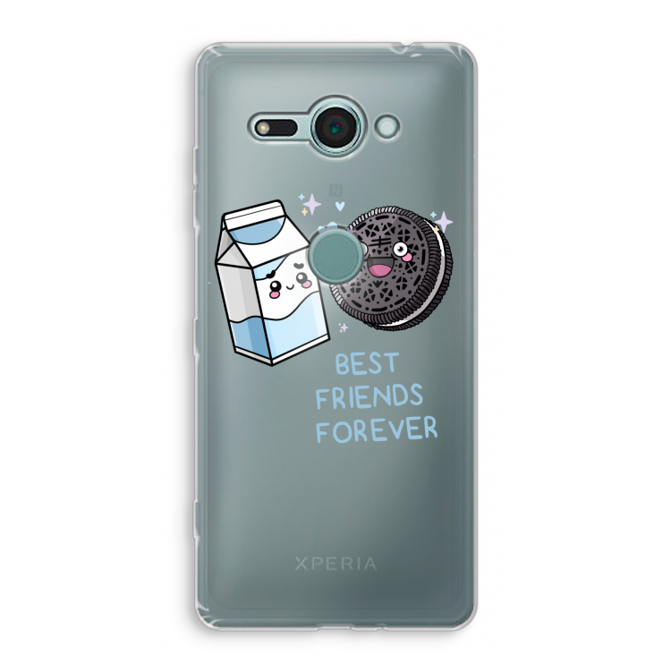 Best Friend Forever: Sony Xperia XZ2 Compact Transparant Hoesje