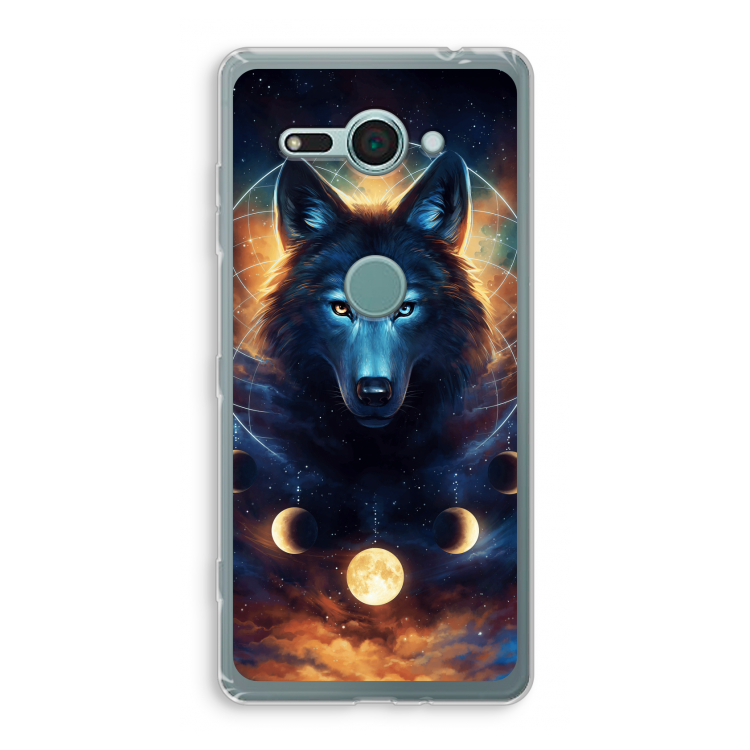 Wolf Dreamcatcher: Sony Xperia XZ2 Compact Transparant Hoesje