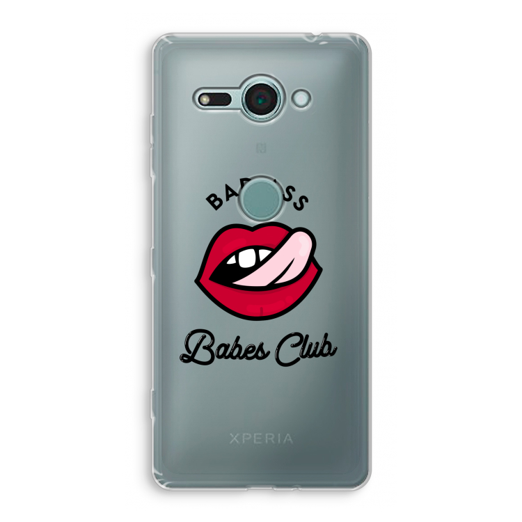Badass Babes Club: Sony Xperia XZ2 Compact Transparant Hoesje