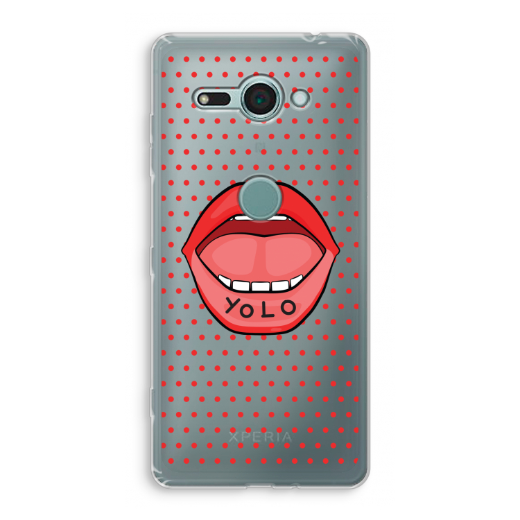 Yolo Denise: Sony Xperia XZ2 Compact Transparant Hoesje
