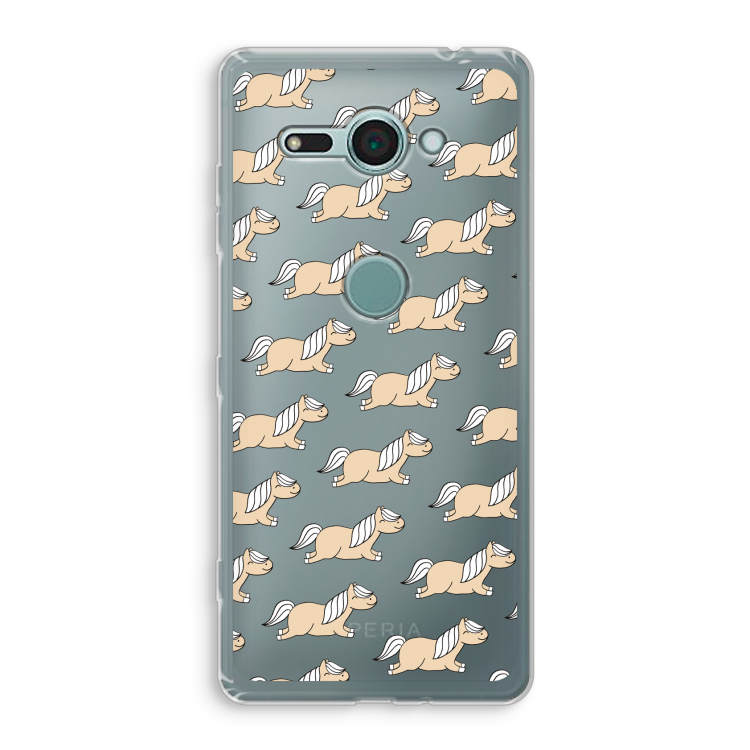 Ponys: Sony Xperia XZ2 Compact Transparant Hoesje