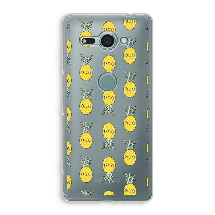 Ananas: Sony Xperia XZ2 Compact Transparant Hoesje