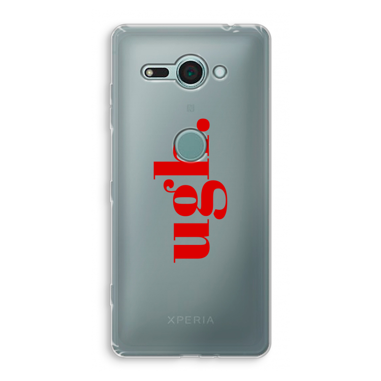 Ugh: Sony Xperia XZ2 Compact Transparant Hoesje
