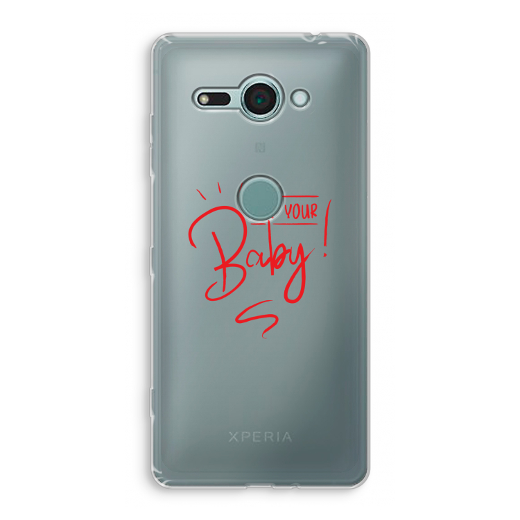 Not Your Baby: Sony Xperia XZ2 Compact Transparant Hoesje
