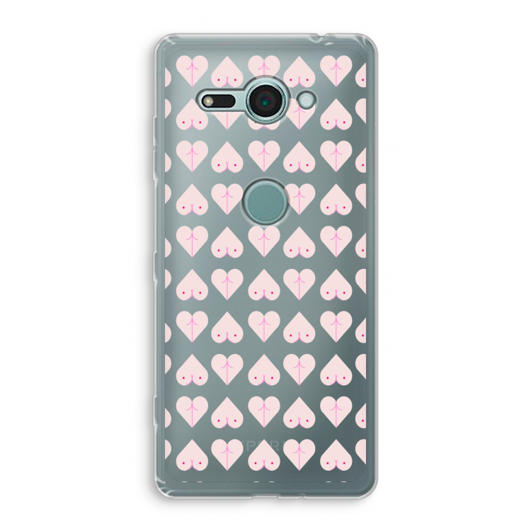 Ass 'n Titties: Sony Xperia XZ2 Compact Transparant Hoesje