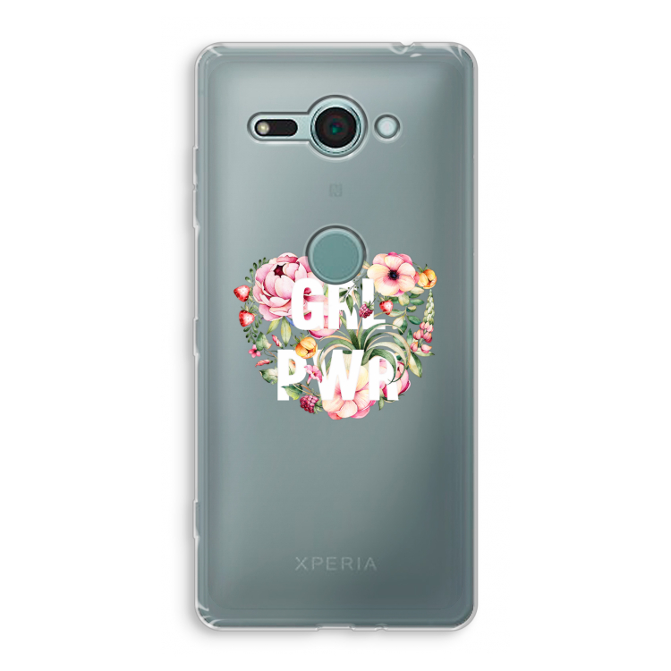 GRL PWR Flower: Sony Xperia XZ2 Compact Transparant Hoesje
