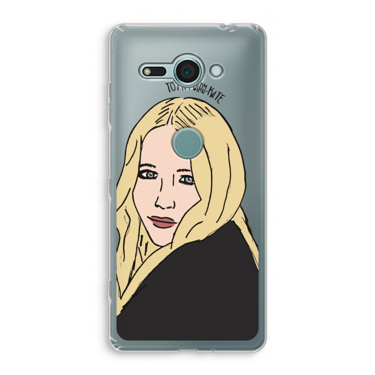 Mary Kate: Sony Xperia XZ2 Compact Transparant Hoesje