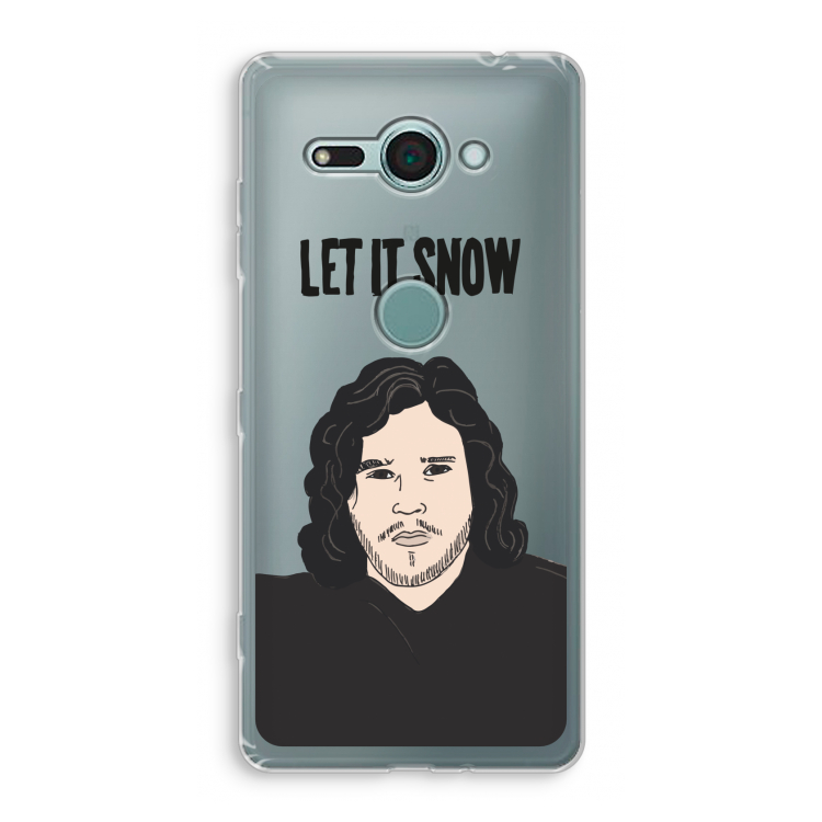 Let It Snow: Sony Xperia XZ2 Compact Transparant Hoesje