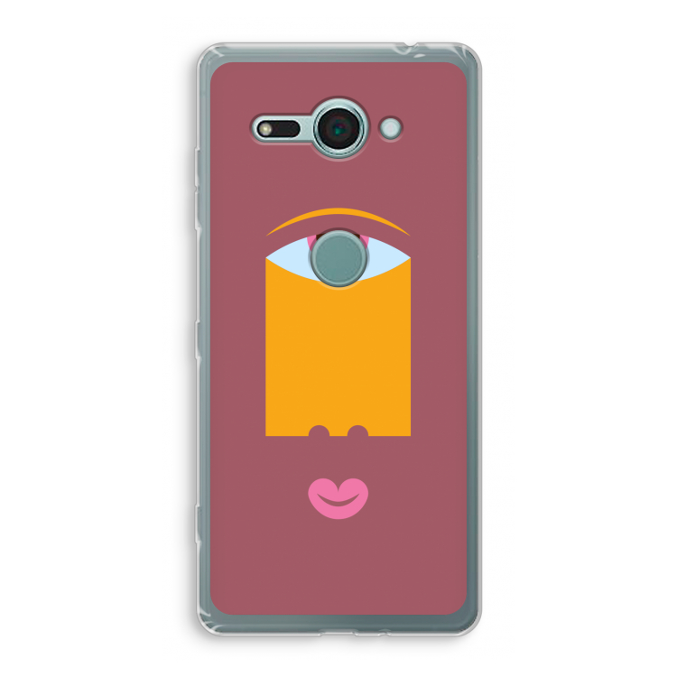 Mono V: Sony Xperia XZ2 Compact Transparant Hoesje