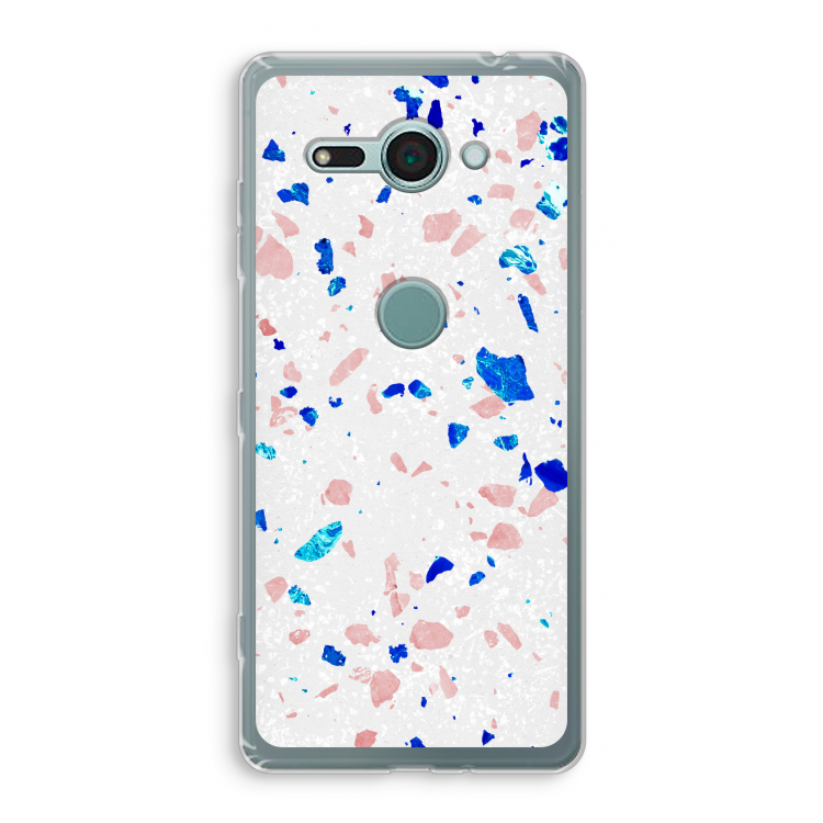 Terrazzo N°6: Sony Xperia XZ2 Compact Transparant Hoesje