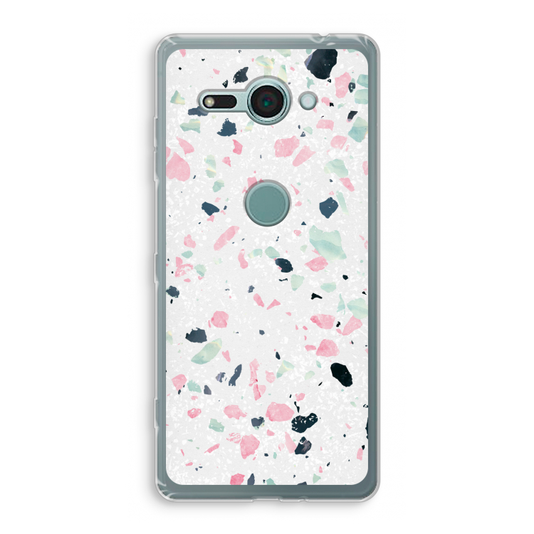 Terrazzo N°3: Sony Xperia XZ2 Compact Transparant Hoesje