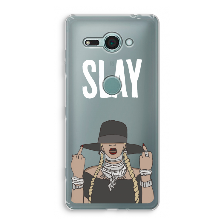 Slay All Day: Sony Xperia XZ2 Compact Transparant Hoesje