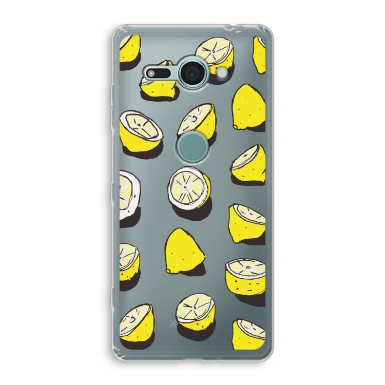 When Life Gives You Lemons...: Sony Xperia XZ2 Compact Transparant Hoesje