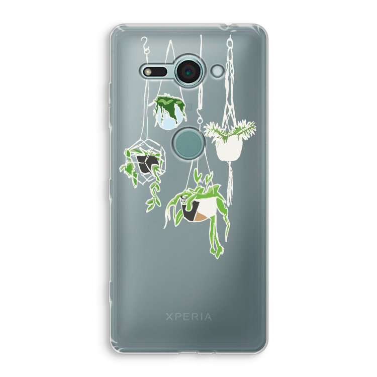 Hang In There: Sony Xperia XZ2 Compact Transparant Hoesje