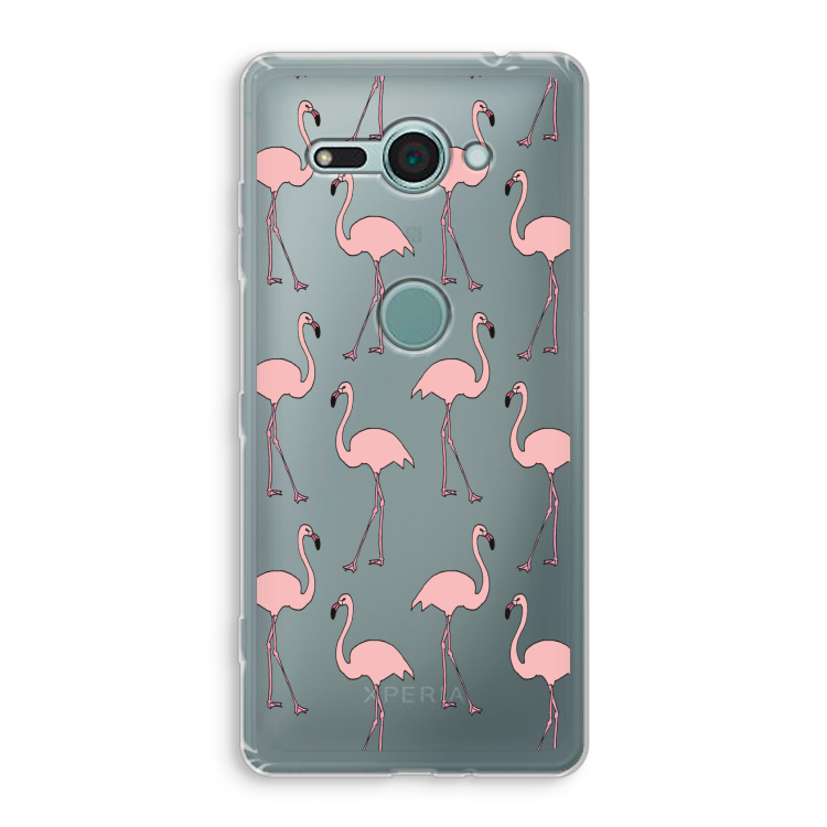 Anything Flamingoes: Sony Xperia XZ2 Compact Transparant Hoesje