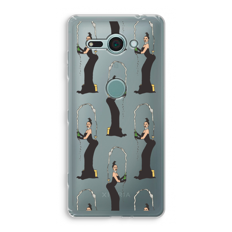Pop Some Kim: Sony Xperia XZ2 Compact Transparant Hoesje