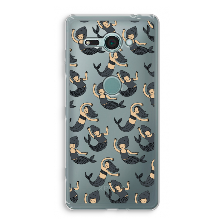 Zeemeermin: Sony Xperia XZ2 Compact Transparant Hoesje