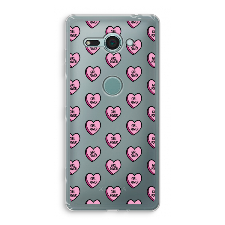 GIRL POWER: Sony Xperia XZ2 Compact Transparant Hoesje