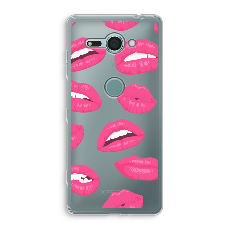 Bite my lip: Sony Xperia XZ2 Compact Transparant Hoesje