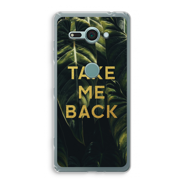 Take me back: Sony Xperia XZ2 Compact Transparant Hoesje
