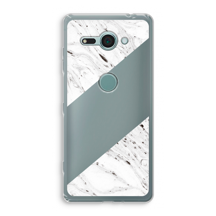 Biggest stripe: Sony Xperia XZ2 Compact Transparant Hoesje