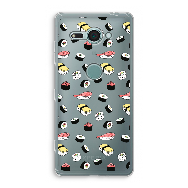 Sushi time: Sony Xperia XZ2 Compact Transparant Hoesje