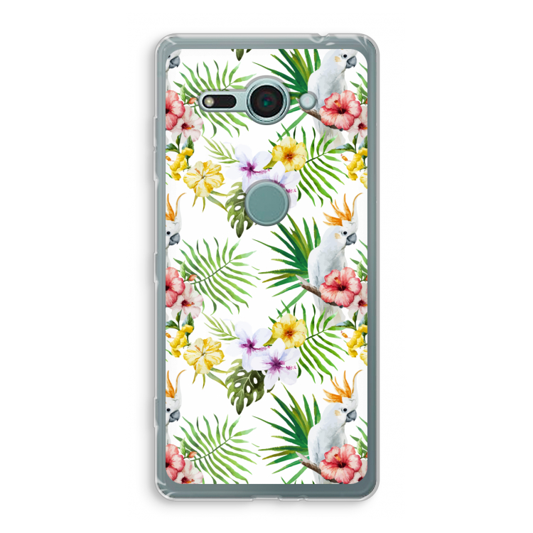 Gele kuif: Sony Xperia XZ2 Compact Transparant Hoesje