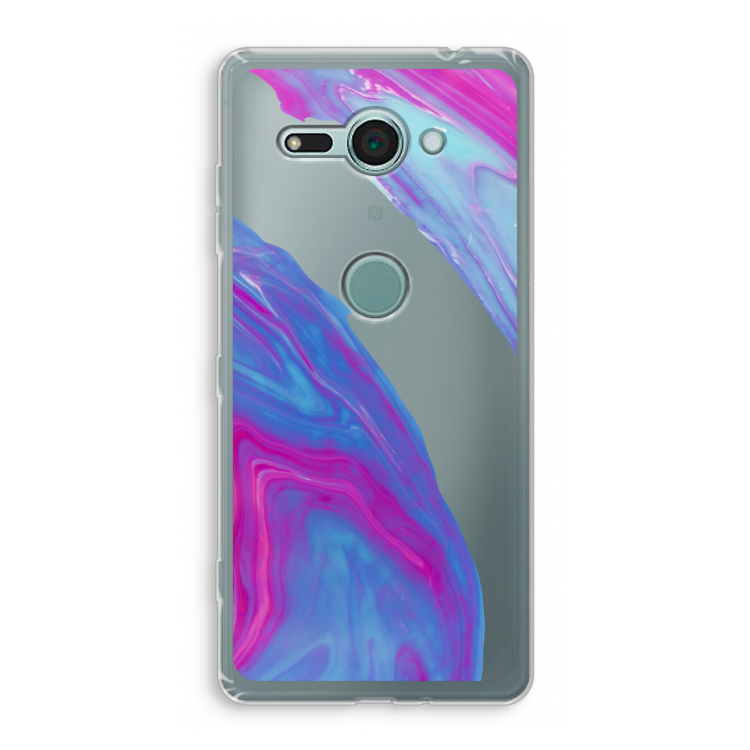 Zweverige regenboog: Sony Xperia XZ2 Compact Transparant Hoesje