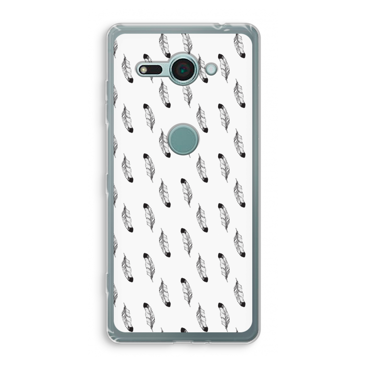 Pluimen: Sony Xperia XZ2 Compact Transparant Hoesje