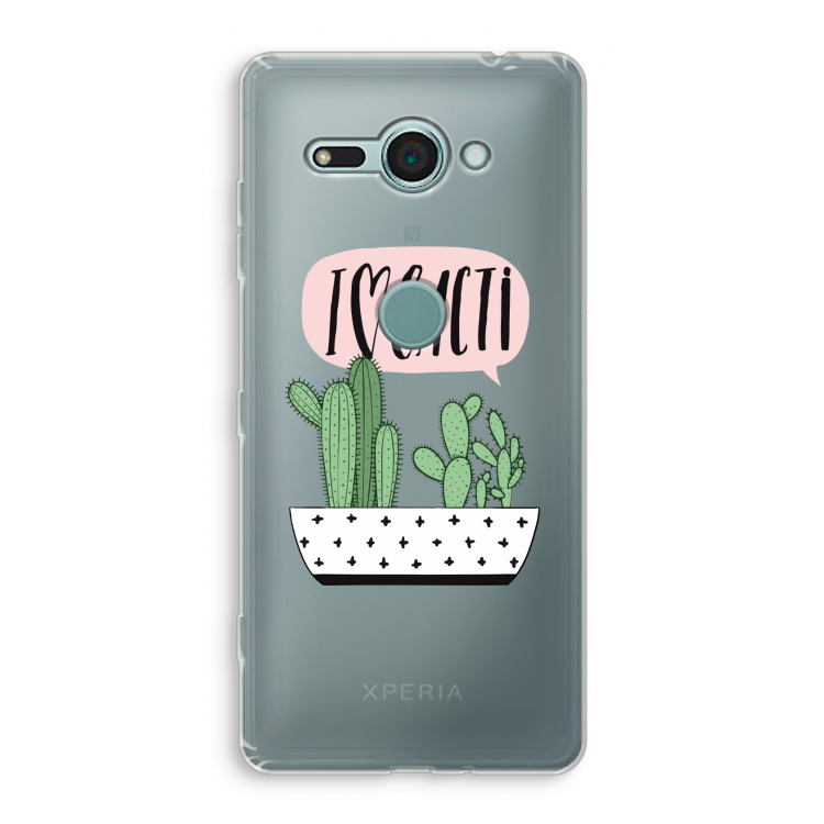 I love cacti: Sony Xperia XZ2 Compact Transparant Hoesje