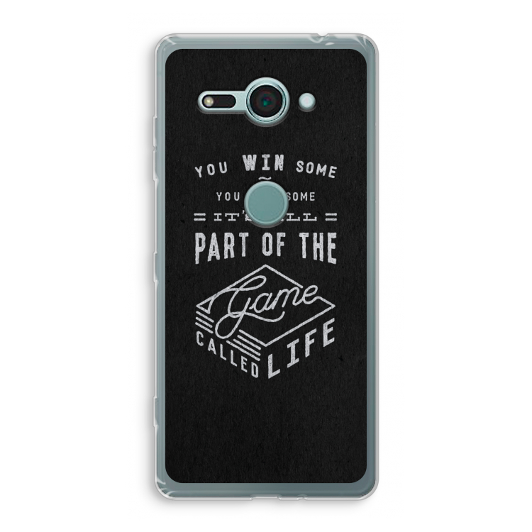 Life: Sony Xperia XZ2 Compact Transparant Hoesje