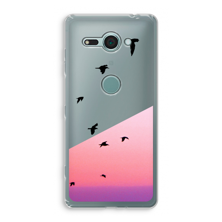 Fly away: Sony Xperia XZ2 Compact Transparant Hoesje
