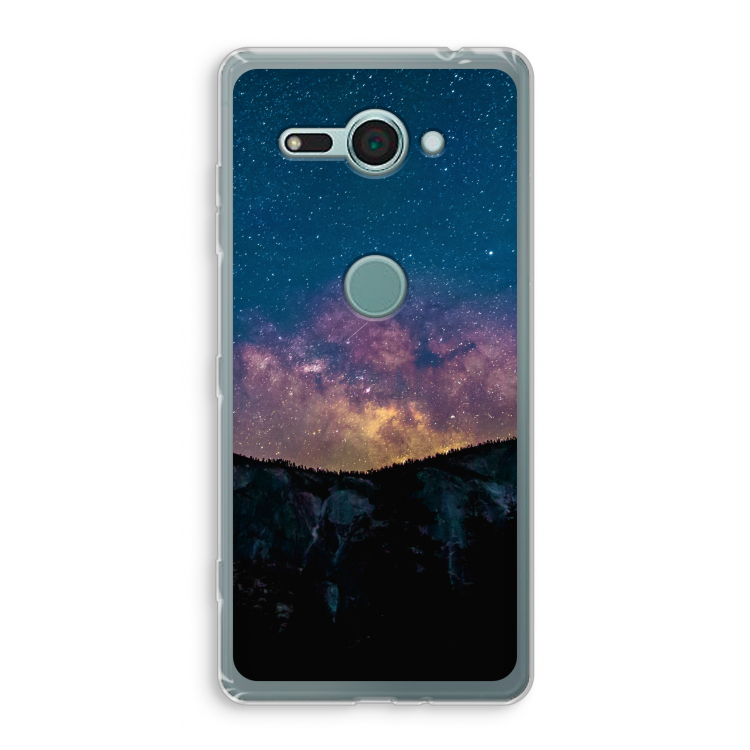 Travel to space: Sony Xperia XZ2 Compact Transparant Hoesje