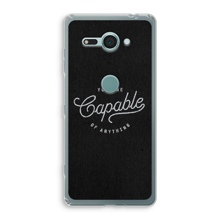 Capable: Sony Xperia XZ2 Compact Transparant Hoesje