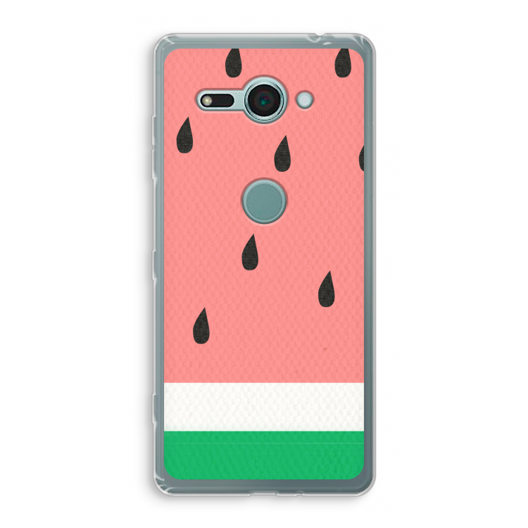 Watermeloen: Sony Xperia XZ2 Compact Transparant Hoesje