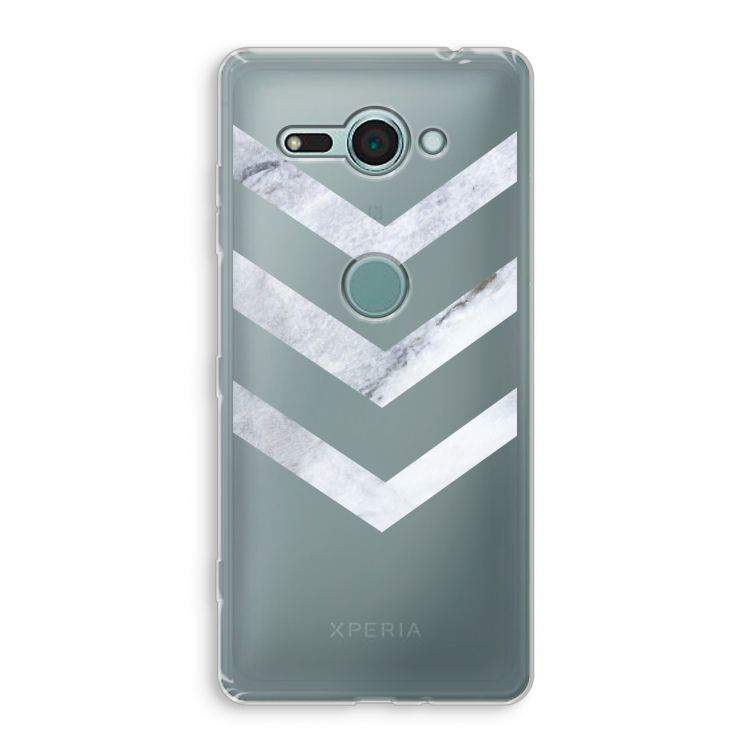 Marmeren pijlen: Sony Xperia XZ2 Compact Transparant Hoesje