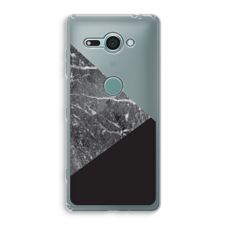 Combinatie marmer: Sony Xperia XZ2 Compact Transparant Hoesje