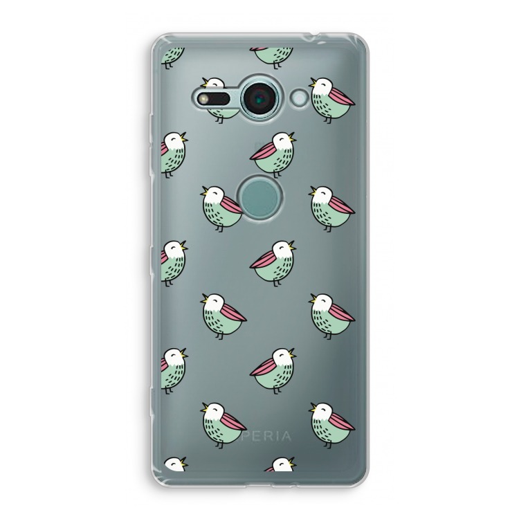 Vogeltjes: Sony Xperia XZ2 Compact Transparant Hoesje