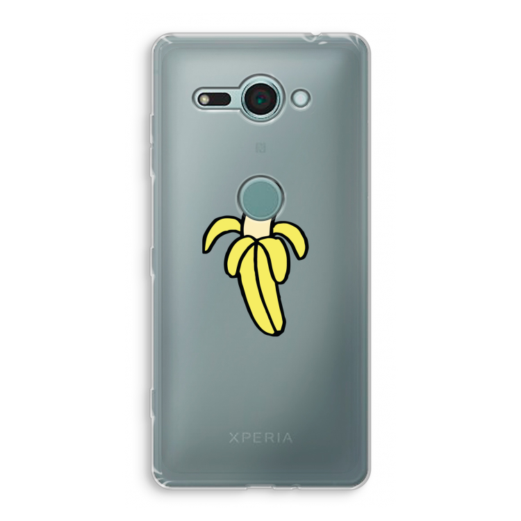 Banana: Sony Xperia XZ2 Compact Transparant Hoesje
