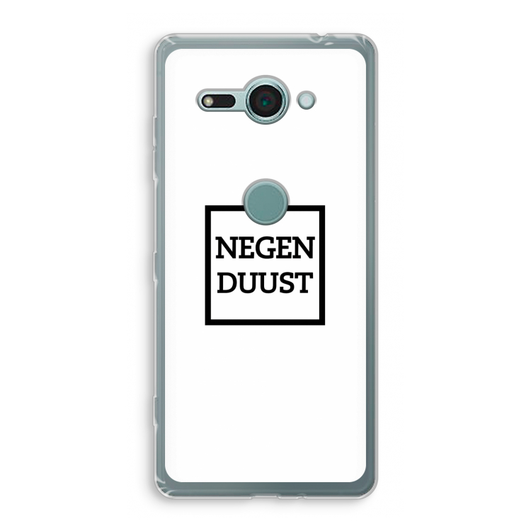 Negenduust vierkant: Sony Xperia XZ2 Compact Transparant Hoesje