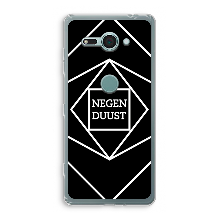 Negenduust geometrisch: Sony Xperia XZ2 Compact Transparant Hoesje