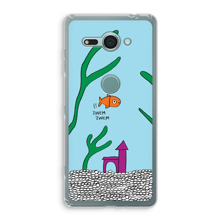 Aquarium: Sony Xperia XZ2 Compact Transparant Hoesje