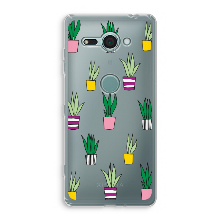 Sanseveria: Sony Xperia XZ2 Compact Transparant Hoesje