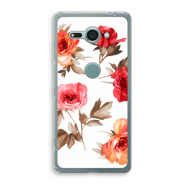 Roosjes: Sony Xperia XZ2 Compact Transparant Hoesje