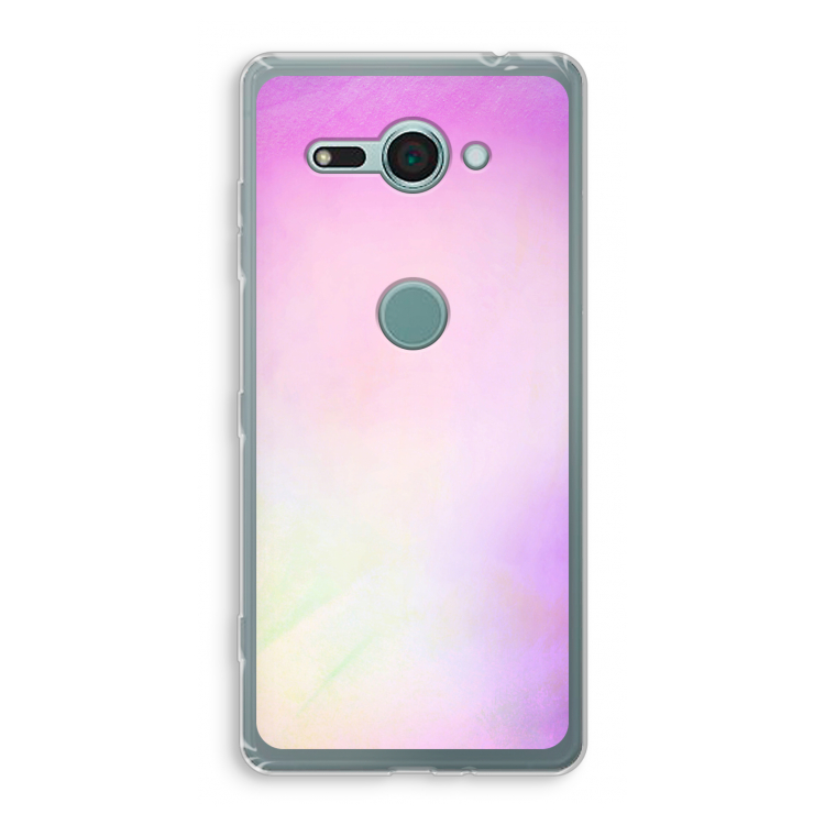 Flow mist pastel: Sony Xperia XZ2 Compact Transparant Hoesje