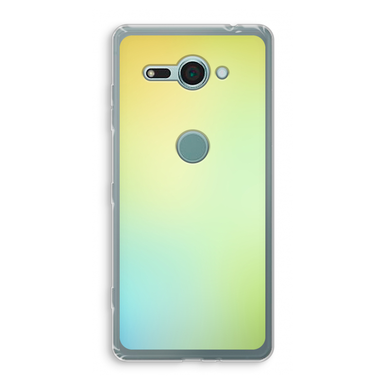 Minty mist pastel: Sony Xperia XZ2 Compact Transparant Hoesje