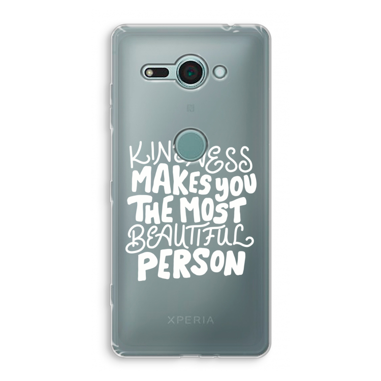 The prettiest: Sony Xperia XZ2 Compact Transparant Hoesje