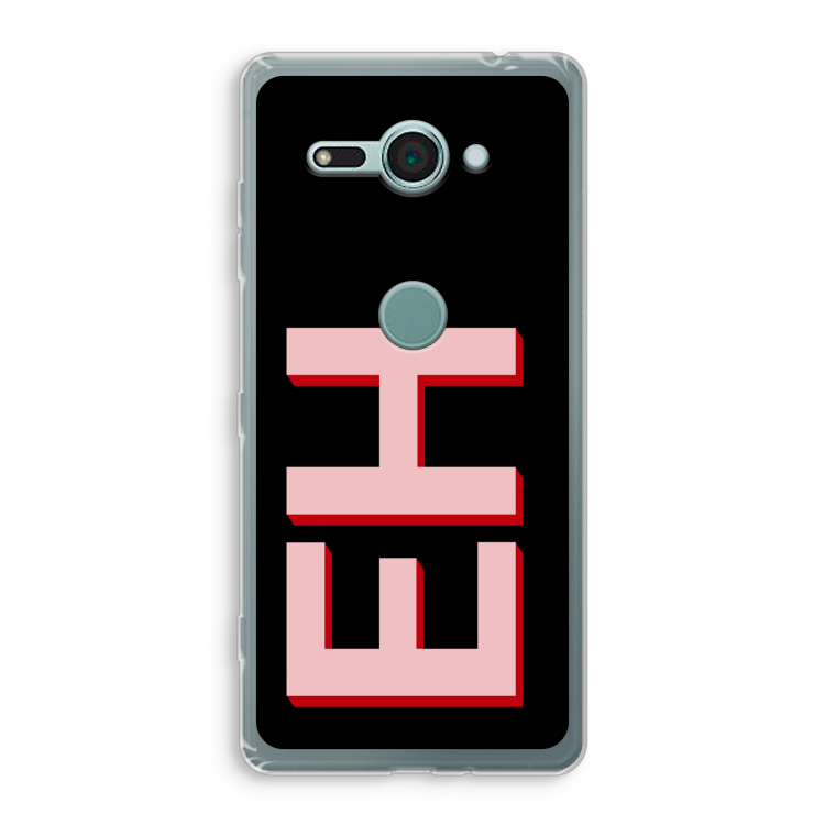 Monogram: Sony Xperia XZ2 Compact Transparant Hoesje