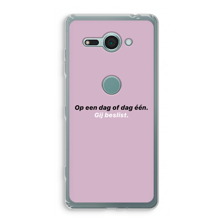 gij beslist: Sony Xperia XZ2 Compact Transparant Hoesje