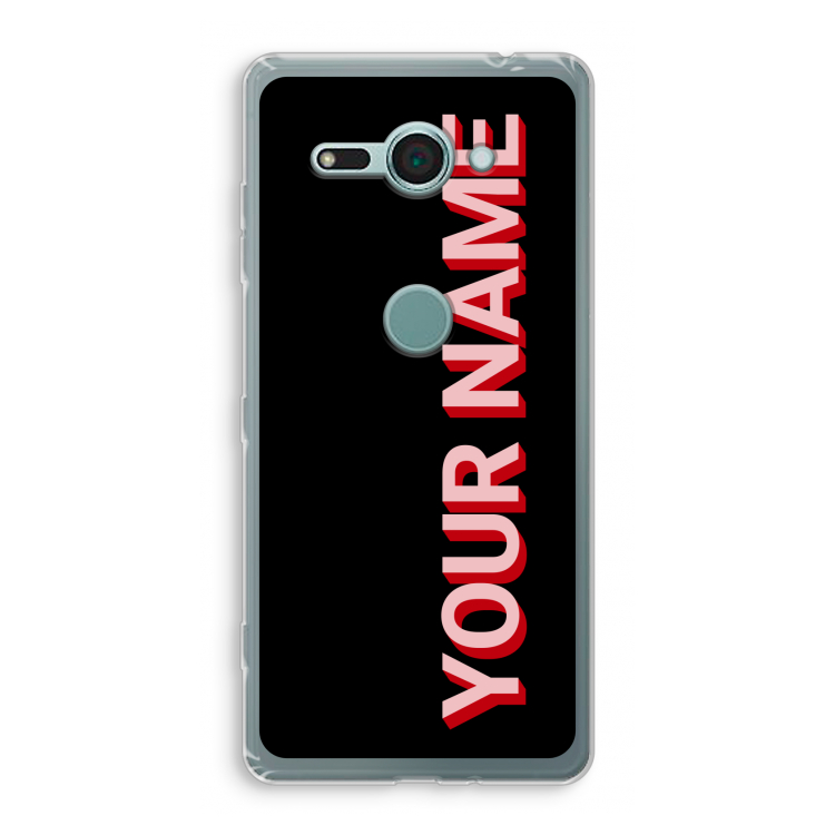 Namecase: Sony Xperia XZ2 Compact Transparant Hoesje
